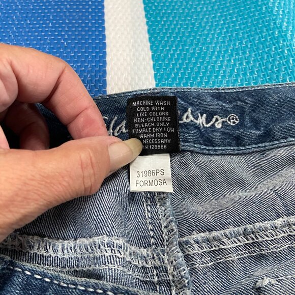 Ariya Jeans Denim Embroidery W16 Shorts - Picture 8 of 10